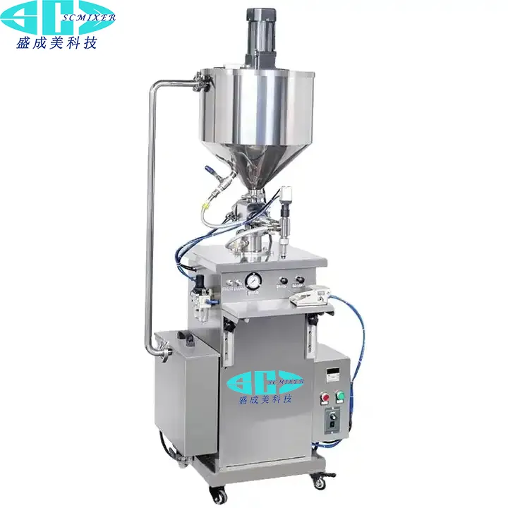100-1000ml Pneumatic Semi-Automatic Peanut Butter Viscous Liquid Yogurt Jelly Tomato Paste Jam Sauce Honey Filling Machine