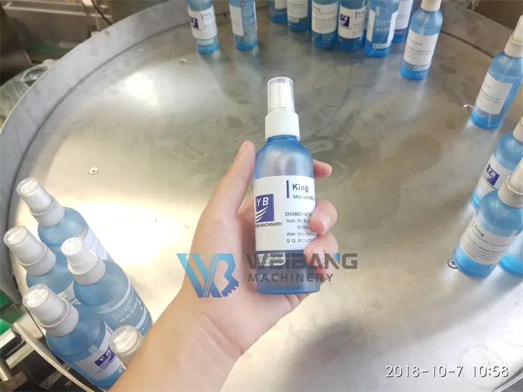 50ml Jelly Water Automatic Spray Filling and Capping Machine
