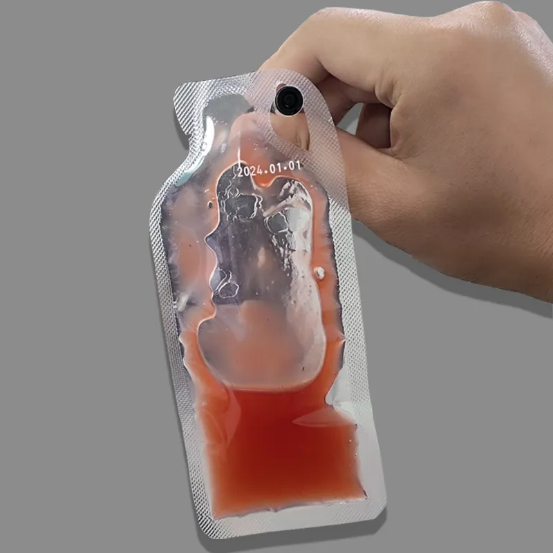 Automatic Forming Filling Bottle Pouch Filling Energy Drink Liquid Jelly Small Bag Shaped Sachet Packing Machine