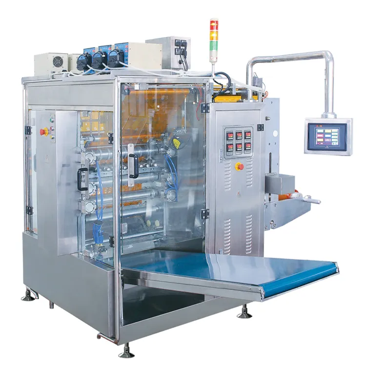 Automatic Multi Lane Sachet Liquid Ketchup Sauce Filling Packing Machine Vertical Honey Fruit Jelly Stick Packing Machine