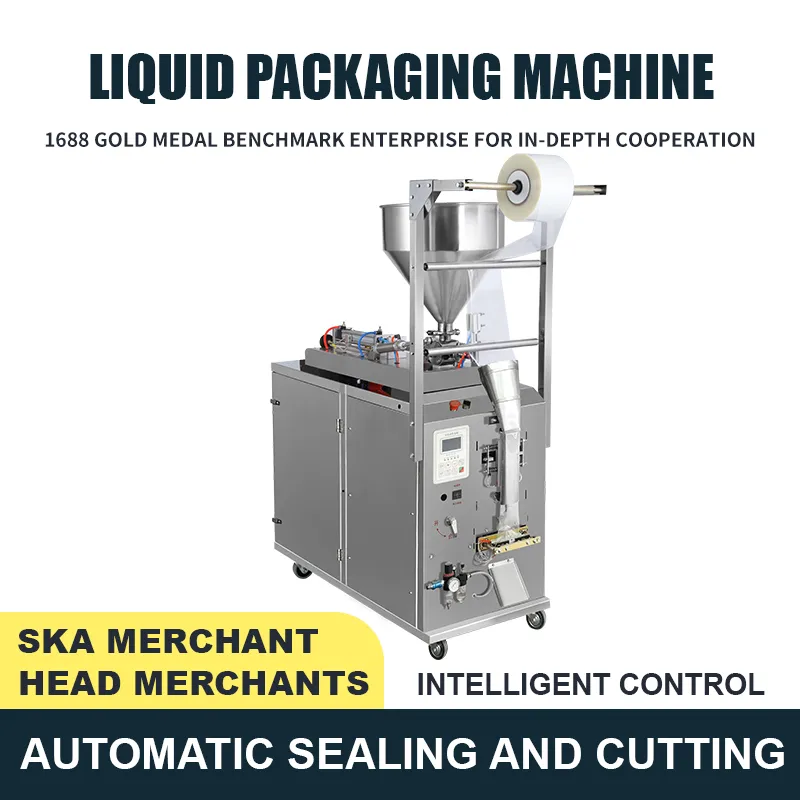 Automatic Multi Lane Sachet Liquid Ketchup Sauce Shampoo Filling Packing Machine Ice Pop Honey Fruit Jelly Stick Packing Machine