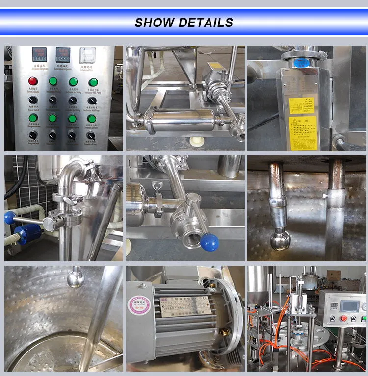 Automatic Pure Water Cup Filling Machine Jelly Yogurt Milk Jelly Juice Cup Fill Seal Machine