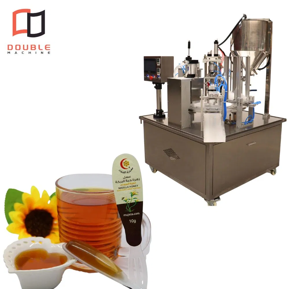 Disposable Spoon Honey Juice Jelly Ketchup Chili Sauce Vertical Form Fill Seal Filling Machine