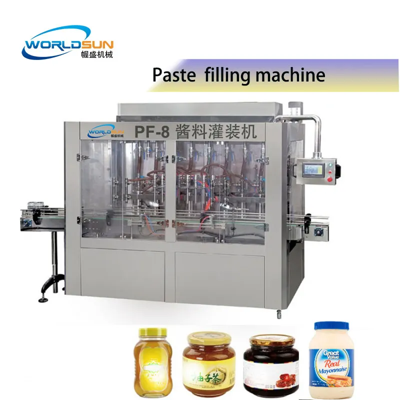 Full Automatic Jelly & Jam Filling Machine with Capping Machine Mono-Block