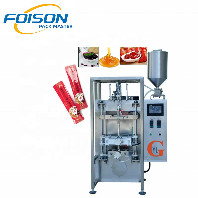 Fully Automatic Liquid Jelly Honey Juice Irregular Shape Sachet Filling Packaging Machine