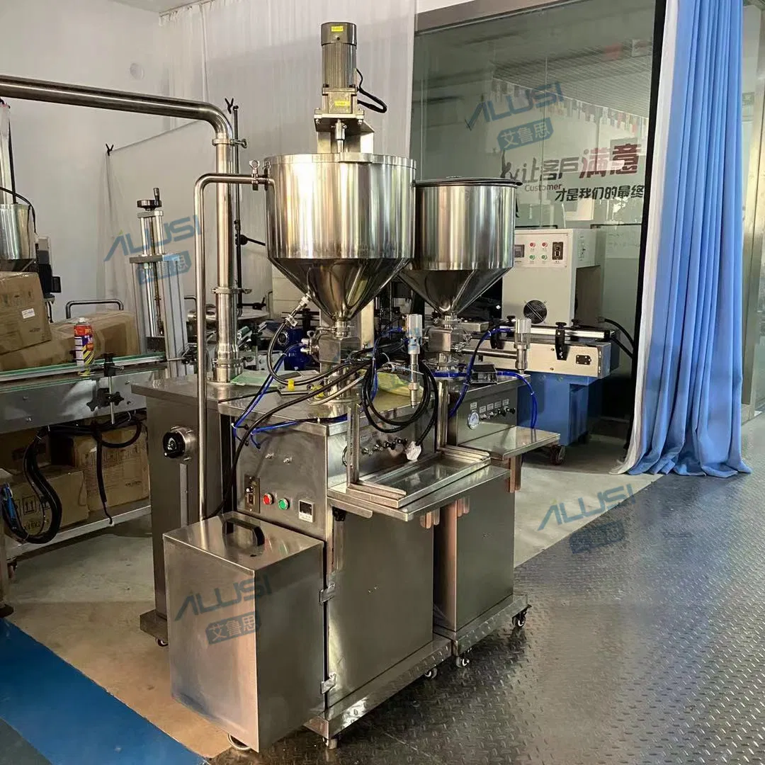 Heating Mixing Filling Machine Shoe Polish Hair Candle Filler Jelly Wax Melter Filling Machines