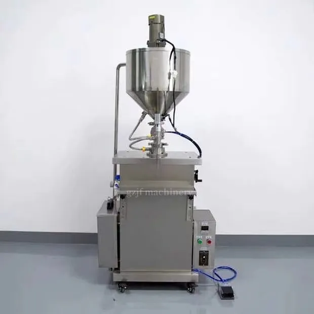 Jinfeng Filling Machine Diary Cream Jelly Honey Mixing Filler Semi Automatic Filling Machine